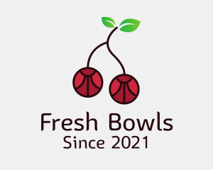 Cherry Fruit Gem logo design