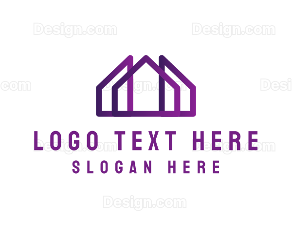 House Outline Building Logo