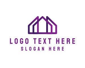 House Outline Building logo