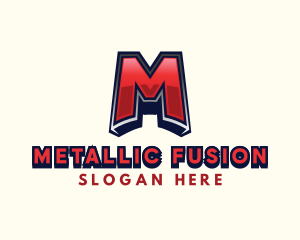 Fabrication Metal Gaming logo design