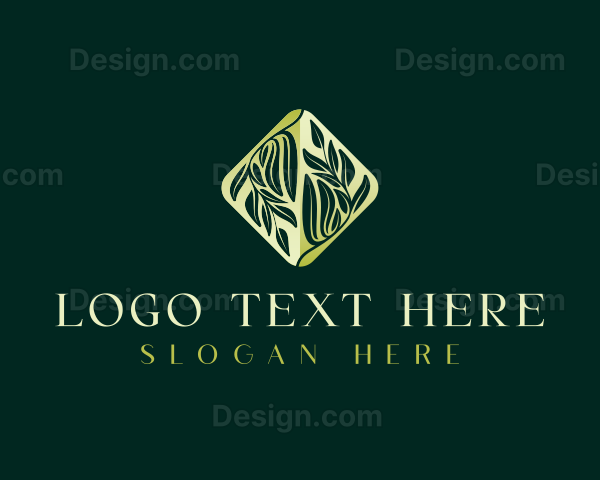 Plant Leaf Landscaping Logo