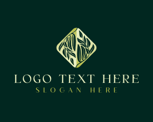 Plant Leaf Landscaping Logo