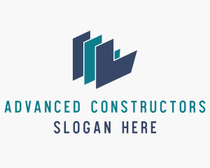 Modern Construction Company logo design