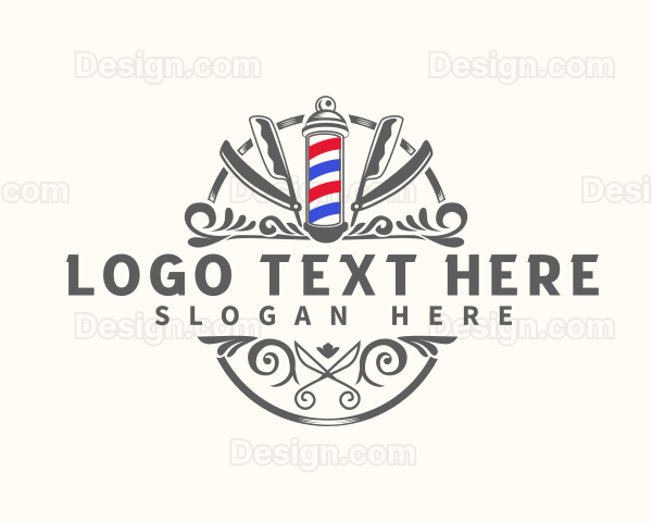 Grooming Barber Salon Logo