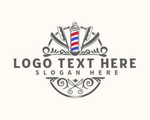 Grooming Barber Salon Logo