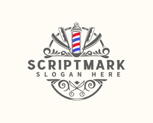 Grooming Barber Salon Logo