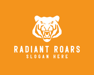 Roaring Wild Tiger logo design