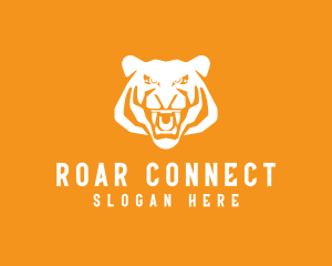 Roaring Wild Tiger logo design