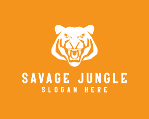 Roaring Wild Tiger logo design