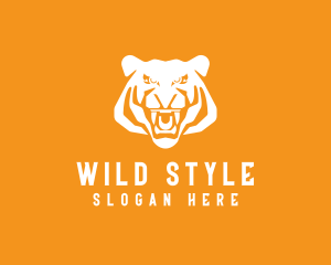 Roaring Wild Tiger logo design