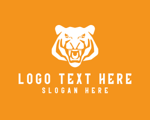 Lion - Roaring Wild Tiger logo design