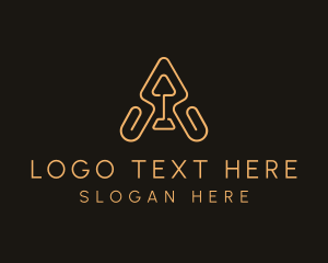 Tech Logistics Letter A  Logo