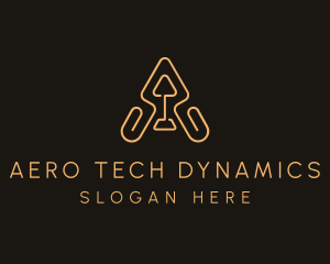 Tech Logistics Letter A  logo design