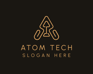 Tech Logistics Letter A  logo design