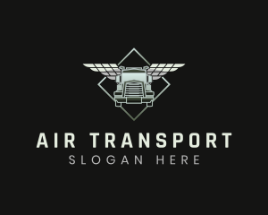 Truck Wings Logistics logo design