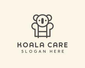 Koala Sofa Chair logo design