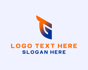 Modern Business Letter G logo