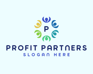 People Community Support logo design