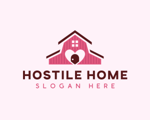 Shelter Heart Home logo design