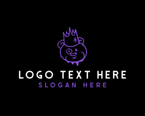 Graffiti Teddy Bear logo