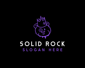 Graffiti Teddy Bear logo design