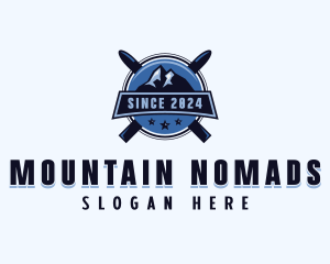 Ski Snowboard Team logo design