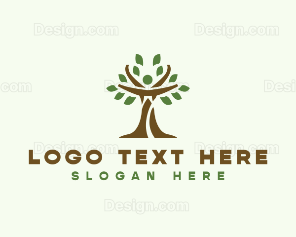 Tree Human Nature Logo