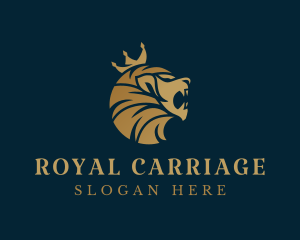 Lion Royal King logo design