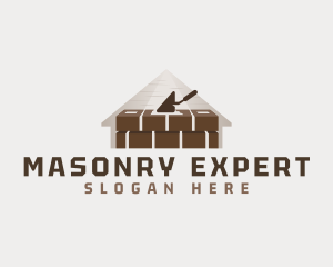 Masonry  Brick Construction logo design