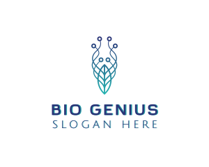 Leaf Biotechnology Experiment logo design