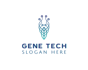 Leaf Biotechnology Experiment logo design