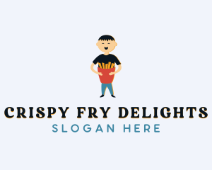 Foodie Boy Fries logo design