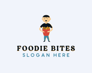 Foodie Boy Fries logo design