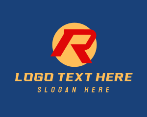 Modern Letter R  logo