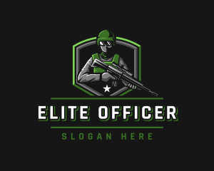 Soldier Army Officer logo