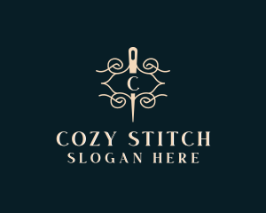 Needle Sewing Alteration logo design