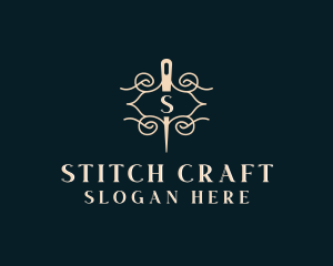 Needle Sewing Alteration logo design