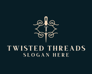 Needle Sewing Alteration logo design