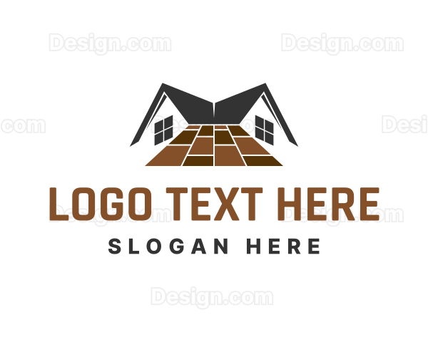 House Flooring Business Logo