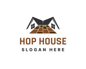 House Flooring Business logo design