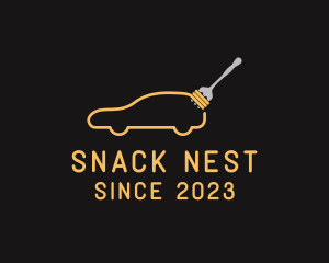 Food Pasta Car logo design