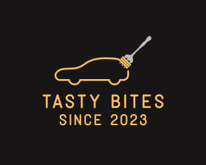 Food Pasta Car logo design