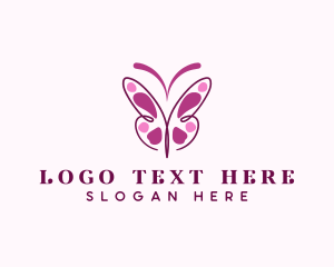 Elegant Butterfly Wings logo