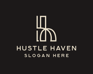 Modern Firm Letter H logo design