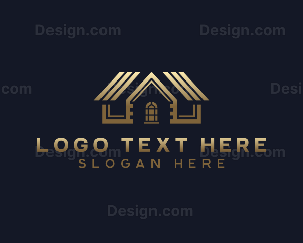 Home Repair Roofing Logo