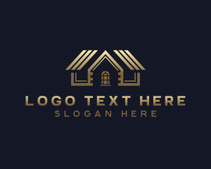 Home Repair Roofing Logo