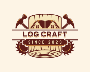 Log House Builder logo design