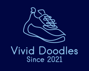 Doodle Basketball Shoes logo design