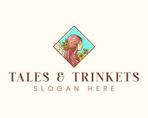 Floral Mythical Fairy logo