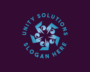 People Unity Agency logo design